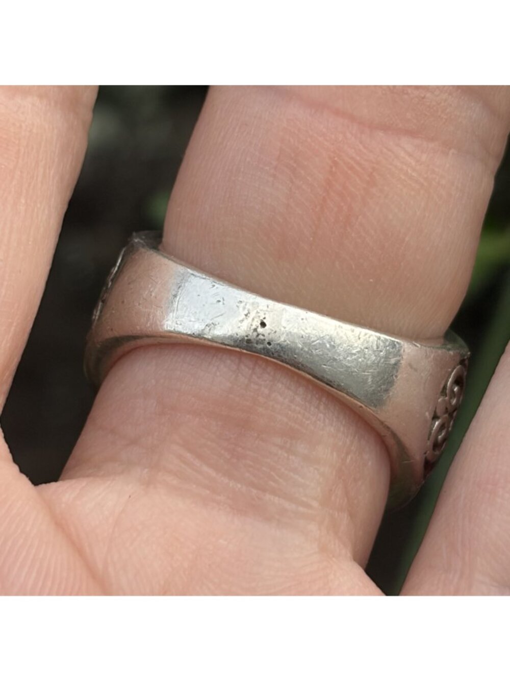 Sterling Silver 6.5 Butterfly Spiral Openwork Dome Statement Ring Boho Vintage - Picture 8 of 16